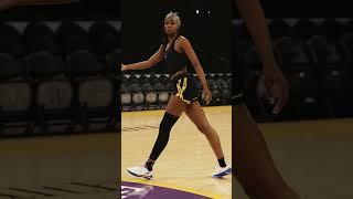 LA Sparks Basketball | Rickea vs Sarah Ashlee x Half-court shot