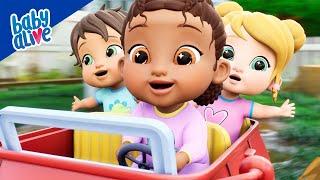 Lavage de Voiture pour Bébé  Baby Alive Français   Dessin Animé Pour Bébé