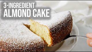 3-Ingredient Almond Cake