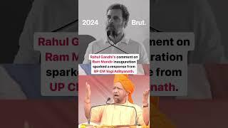 It was Yogi Adityanath vs. Rahul Gandhi over the Ram Mandir inauguration…