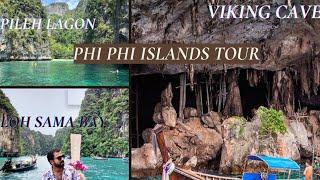 Loh Sama Bay, Pileh lagon, Viking Cave Phi Phi islands Phuket trip | thailand travel guide