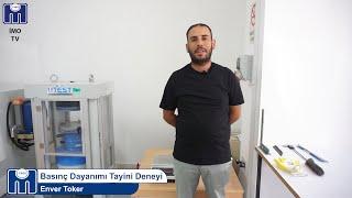 IMO TV Kıbrıs | Enver Toker Basınç Dayanımı Tayini Deneyini Anlatıyor