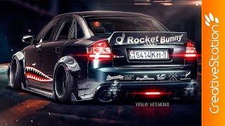 AUDI A4 B6 Virtual Tuning - Speed art (#Photoshop) | CreativeStation