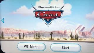 Cars Wii Menu Screen