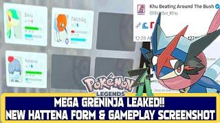 NEW MEGA GRENINJA LEAKED!! NEW HATTENA FORM & MORE FORMS!! & GAMEPLAY SCREENSHOT | Pokemon Rumour