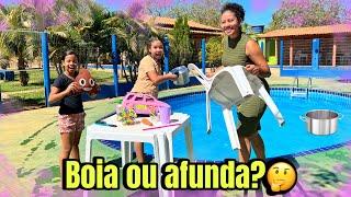 NOS SURPREENDEMOS com esse DESAFIO… DESAFIO NA PISCINA com DORA e SOPHIA!