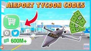 13 codes of airport tycoon in Roblox | it works!!!