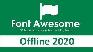 Font Awesome 2020 Offline | only CSS