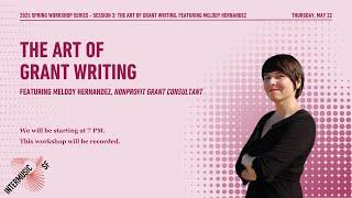InterMusic SF 2025 Workshop Series: The Art Of Grant Writing With Melody Hernandez