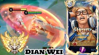 Honor of Kings Dian Wei Gameplay Rank Legend