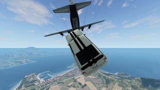 Driving Cars Out Of The Antonov AN-12 - BeamNG.drive