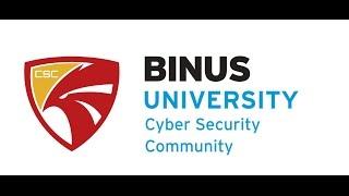 Cyber Security Community Binus(Welcome Party Binusian 2020)