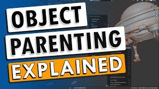 Parenting Objects in Blender (Beginner Tuturial)