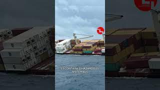 Hazardous Spill Crisis: Container Ship Sinks Off India's Coast