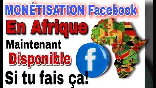 COMMENT MONETISER SA PAGE FACEBOOK? SI TU VEUX MONETISER   FACEBOOK en AFRIQUE Tu dois FAIRE CA