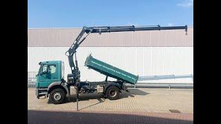 DAIMLER-BENZ Axor 1829 K 4x2 mit Kran Hiab XS 122BS-3 HiDuo