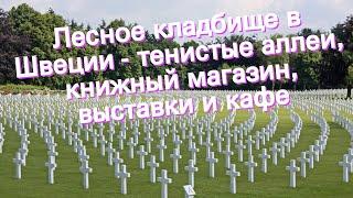 Лесное кладбище в Швеции - тенистые аллеи, книжный магазин, выставки и кафе