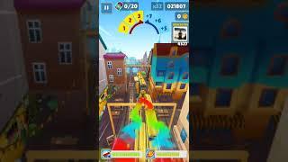 Straight Ahead challenge Subway Surfers. How to score 250000 points without changing lane.