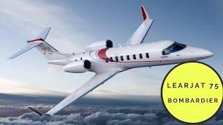 Learjat 75 Bombardier. Business Jet. Деловая авиация. Обзор самолёта