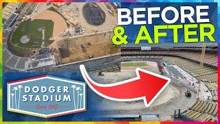 Dodger Stadium 2025 Clubhouse Construction: Before & After