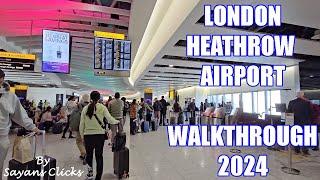 2024 London Heathrow Terminal 4 Walkthrough & Departure Guide | Qatar Airways to Doha Airport