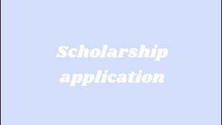 scholarship application for connex foundation