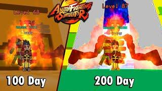 200 Days In Anime Fighting Simulator | Garena BlockmanGo ( Part 2 )