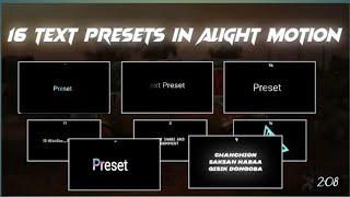 top 20 text animation presets link alight motion | top 10 text animation | new trending text preset