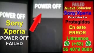 Sony Xperia POWER OFF FAILED Total Solution (FACTORY STARTUP SERVICE)