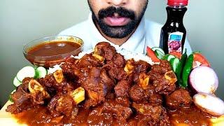 SPICY ONE KG MUTTON CURRY RICE AND GRAVY EATTING SHOW@Hungry Piran