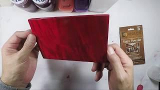 How To Color Wood Red With Unique Red Stain Keda Red Dye Tips