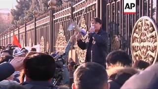 Protest at detention of Kyrgyz opposition leader