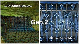 Top 5 Gen 2 Ratholes/Base Locations W/ Designs *Updated* - Ark