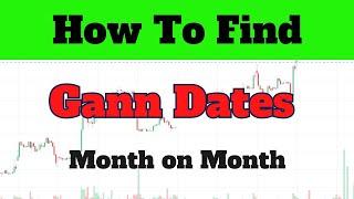 How To Find Gann Dates Month on Month!