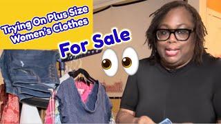 Trying On Plus Size Women’s Clothes For Sale