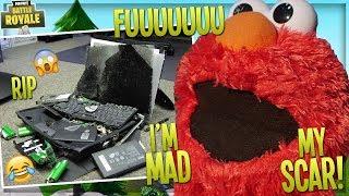 1V1 TROLLING ELMO SO HARD HE BREAKS HIS COMPUTER on FORTNITE (Funny Fortnite Trolling)