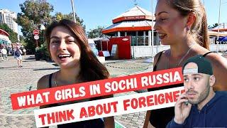 REACTION to Visit Sochi Russia  What Girls In Sochi Russia Think About Foreigners