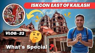 ISKCON East of Kailash Vlog : Sri Sri Radha parthsarthi Darshan ?