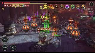 Raid  Shadow Legends Dreadhorn Lvl90 - Vermin Lord & Geo 23 turns