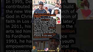 Denzel Washington: A Legacy of Giving?