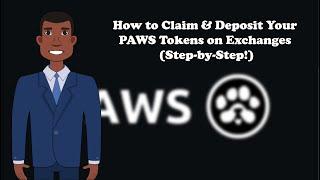 How to Claim & Deposit Your PAWS Tokens on Exchanges Step by Step!