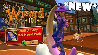 Wizard101: *NEW* Fanciful Fairy Kei Hoard Pack Opening And Review!