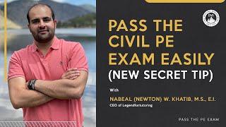 Pass the Civil PE Exam EASILY (NEW Secret Tip)