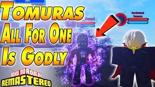 NEW TOMURA ALL FOR ONE QUIRK IS GODLY | Boku No Roblox Remastered