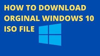 How to Download Original Windows 10 ISO file From Microsoft Bangla 2023