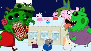 Zombie Apocalypse, What Happened To Peppa At House???| Peppa Pig Funny Animation