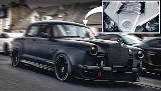Custom 1961 Mercedes Ponton with C63 AMG V8 Engine