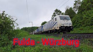 Von Fulda nach Würzburg Hbf, Lokomotion Führerstandsmitfahrt