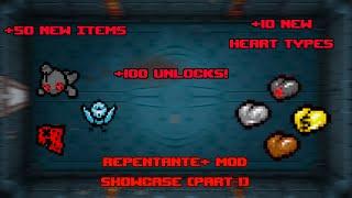 MORE Unlocks for Tainted Characters! - Repentance+ Mod Showcase (Part 1) | Tboi Repentance