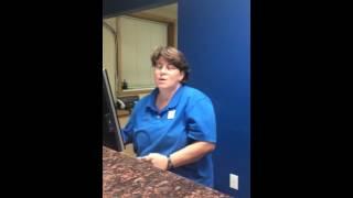 Baymont Inn employee displaying terrible customer service